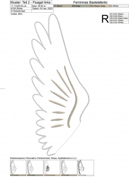 Preview: 3D-Applikation "Taube" (20x30) Preview: 3D-Applikation "Taube" (20x30)